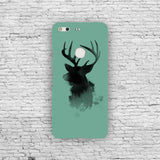 Silhouette Deer Case iPhone 7, iPhone 7 Plus, iPhone 6, iPhone 5, Samsung Galaxy S7, Edge, S6, S6, S4, Google Pixel