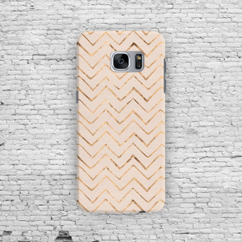 Rose Gold Chevron Case iPhone 7, iPhone 7 Plus, iPhone 6, iPhone 5, Samsung Galaxy S7, Edge, S6, S6, S4, Google Pixel