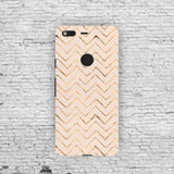 Rose Gold Chevron Case iPhone 7, iPhone 7 Plus, iPhone 6, iPhone 5, Samsung Galaxy S7, Edge, S6, S6, S4, Google Pixel