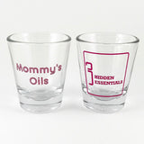 Parents Pair E.O. Shot Glasses – Mommy's & Daddy's Oils - Essential Oils - by Hidden Essentials/dōTERRA Young Living Helpful