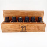 Hidden Cabinet Box for Essential Oils - 15mls - Cherry Hardwood