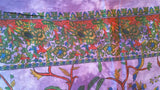 Tree of Life /Vibrant Ethnic Wall Tapestry/Printed Tapestry/Table Runner/Indian Tapestry/Purple Tapestry