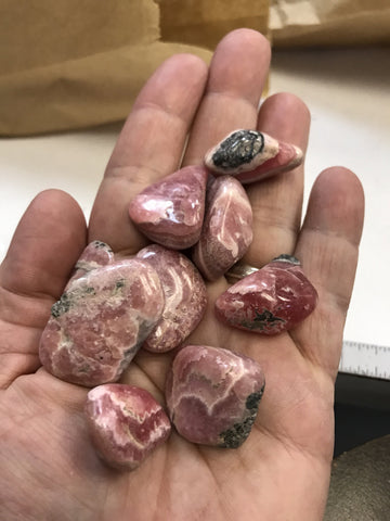 Rhodochrosite Tumbled Large Premium