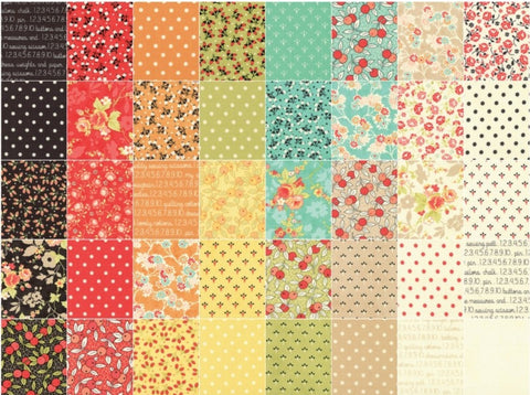 SUPER DEAL Chestnut Street Charm Pack by Fig Tree & Co. (Joanna Figueroa) for Moda Fabrics - 42, 5 inch Precut Fabric Squares