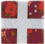 SALE Enchanted Charm Pack by Alisse Courter for Camelot Fabrics - 42, 5 inch Precut Fabric Squares