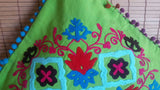 Suzani pillow cover, Boho couch cushion, boho accent pillow, Boho bed pillow, Gypsy pillow, Bohemian patio, patio decor, xmas gift for her