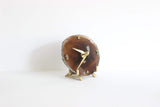 Earthtone Agate Desk Clock