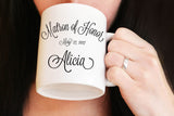 Matron Of Honor Mug, Personalized Matron of Honor Gift, Wedding Party Gift Idea, Gift for Maid of Honor, Bridal Party Gift, Coffee Mug