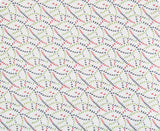 SALE Color Me Happy - White Pink Yardage by V & Co. for Moda Fabrics - Sold by 1/2 Yard and 1 Yard