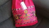 Pretty Pink Boho Shoulder Bag, Embroidery purse, Elephant Purse, Shoulder bag, Linen Hand Bag, Hippie Bags, Tote bags, xmas gift for her