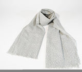 Cotton Scarf Hand Print Scarf Hand Dyed Scarf Oblong Scarf Versatile Scarf Unisex Scarf Mens Scarf Gift For Her Gift For Him Sciarpa Cotone