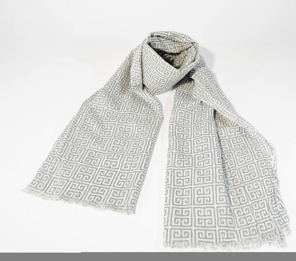 Cotton Scarf Hand Print Scarf Hand Dyed Scarf Oblong Scarf Versatile Scarf Unisex Scarf Mens Scarf Gift For Her Gift For Him Sciarpa Cotone