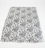 Cotton Scarf Hand Print Scarf Hand Dyed Scarf Oblong Scarf Versatile Scarf Unisex Scarf Mens Scarf Gift For Her Gift For Him Sciarpa Cotone