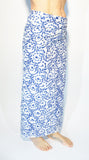Block Print Cotton Pareo Beach Wrap Sarong Hand Block Printed Wraparound Cotton Shawl Scarf Pareo Mother's Day Gift Idea Pareo in Cotone