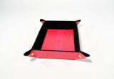 Valet Tray Leather Pink Leather Tray Leather Catch All Dresser Tray Desk Organiser Desk Tidy Change Tray Svuotatasche in Pelle