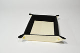 Valet Tray Leather Ivory Leather Tray Leather Catch All Dresser Tray Desk Organiser Desk Tidy Change Tray Svuota Tasche in Pelle