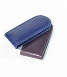 Free Shipping Magnetic Money Clip Purple Mens Leather Money Clip Magnetic Cash Holder Italian Money Clip Holder Gift for him Gift for Him