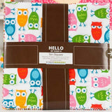 SALE Flannel Urban Zoologie 10 inch squares/Layer Cake by Ann Kelle for Robert Kaufman - 42, 10 inch Precut Flannel Fabrics