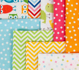 SALE Flannel Urban Zoologie 10 inch squares/Layer Cake by Ann Kelle for Robert Kaufman - 42, 10 inch Precut Flannel Fabrics