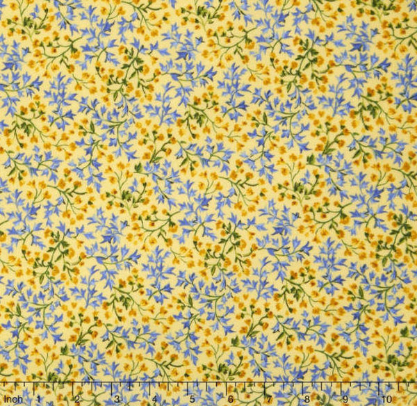 Summer Breeze 3 - Vines Yellow Yardage by Sentimental Studios for Moda Fabrics