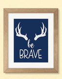 Nursery Wall Art, Set of 4 Prints, Be Happy, Be Brave, Navy Nursery Decor, Printable Wall Art, INSTANT DOWNLOAD, Adventure Nursery Print