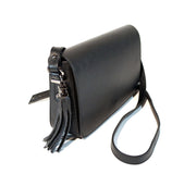 Leather Bag Cross Body Bag Womens Leather Shoulder Bag Cross Body Purse Clutch Bag Black Italian Leather Bag Mother's Gift Borsa di Pelle