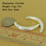 925 Sterling Silver Charm Vintage DIY Jewelry Making WSP527 Wholesale: See Discount Coupons in Item Details