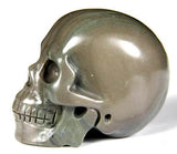 RIBBON JASPER 2.0"Carved Crystal Skull - Realistic - Crystal Healing