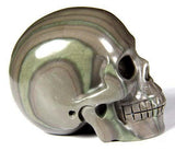 RIBBON JASPER 2.0"Carved Crystal Skull - Realistic - Crystal Healing