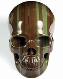 RIBBON JASPER 5.2" Carved Crystal Skull , Realistic, Crystal Healing