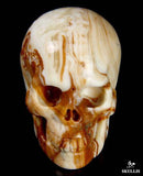 EASTERN JASPER 2.1" Carved Crystal Skull - Realistic - Crystal Healing