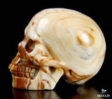 EASTERN JASPER 2.1" Carved Crystal Skull - Realistic - Crystal Healing