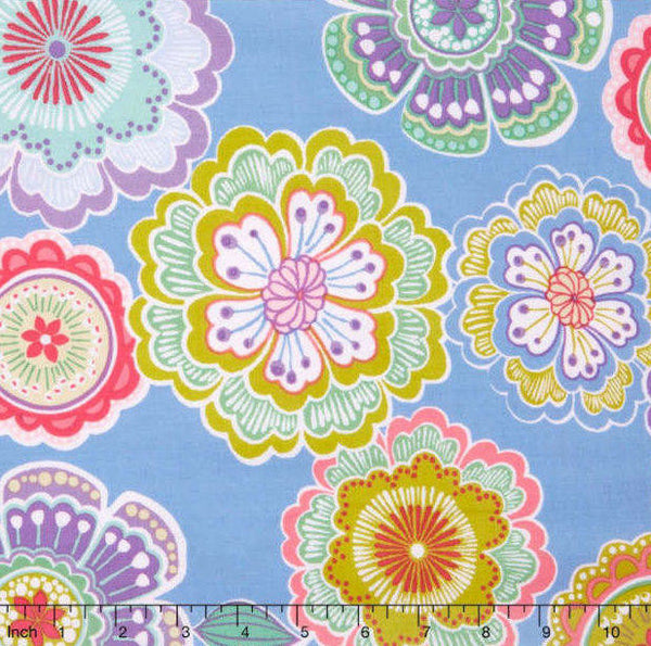 Dori - Periwinkle Yardage by Mitzi Powers for Benartex -  Half Yard Fabric