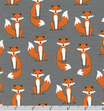 SALE Fabulous Foxes Ten Squares/Layer Cake by Andie Hanna Sailor for Robert Kaufman - 42, 10 inch Precut Fabric Squares