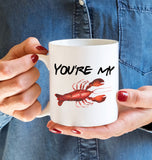 Friends TV Show Mug, You're My Lobster, Gift for BoyFriend, BFF Coffee Mug, Husband Mug, Gift For Wife, Ross and Rachel Friends Mug