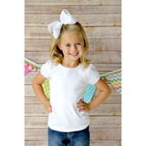 Little Miss Threenager Ruffle Raglan Shirt