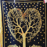 Golden Elephant Tapestry Wall Hangings Wall Decor Tapestry Print Tapestries Elephant Tapestry Boho Tapestry Hippie Tapestry Indian Tapestry