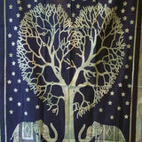 Elephant mandala Tapestry, Wall Tapestry, xmas gift for her, Bohemian Tapestry, Print Tapestry, Hippie wall tapestry, Mandala Tapestry