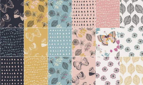 SALE Whisper 10" Squares/Layer Cake by Victoria Johnson for Windham Fabrics - 42, 10 inch Precut Fabric Squares