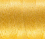 Aurifil Italian Thread 50wt 100% Cotton Mako Thread - Large Spool - 1422 Yards - Pale Yellow #1135 - For Piecing & Applique.