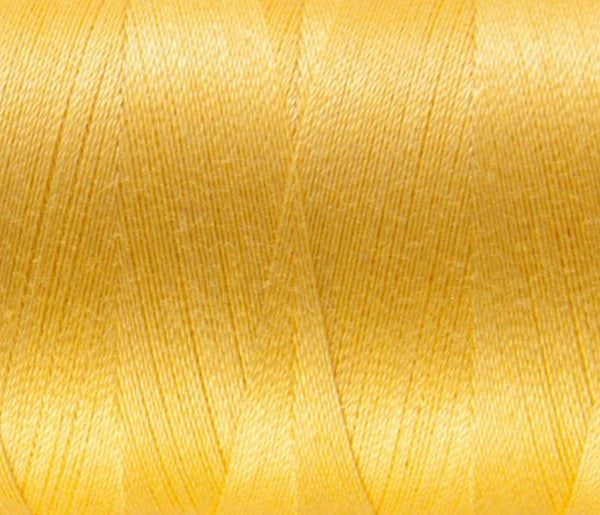 Aurifil Italian Thread 50wt 100% Cotton Mako Thread - Large Spool - 1422 Yards - Pale Yellow #1135 - For Piecing & Applique.
