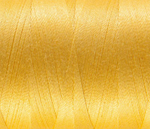 Aurifil Italian Thread 50wt 100% Cotton Mako Thread - Large Spool - 1422 Yards - Pale Yellow #1135 - For Piecing & Applique.
