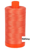 Aurifil Italian Thread 50wt, 100% Cotton Mako Thread - Large Spool - 1422 Yards - Salmon # 2225 - For Piecing & Applique.