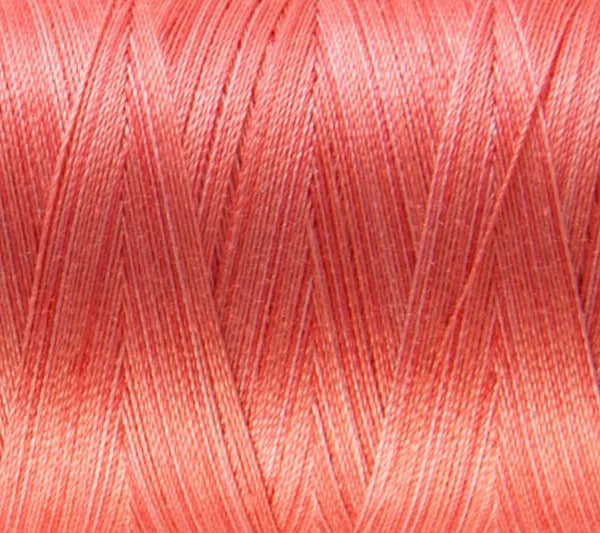 Aurifil 50wt Variegated Italian Thread, 100% Cotton Mako Thread - Large Spool - 1422 Yards - Flamingo #4250 - For Piecing & Applique.