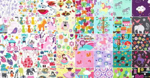 SALE I Spy Cutie Pie 10" Squares/Layer Cake by Michael Miller Fabrics for Michael Miller - 42, 10 inch Precut Fabric Squares