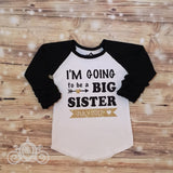I&#39;m Going to Be a Big Sister Onesie Tutu Set Leg Warmers Personalized Shirt Girl Birthday Baby Shower Gift Toddler Shirt