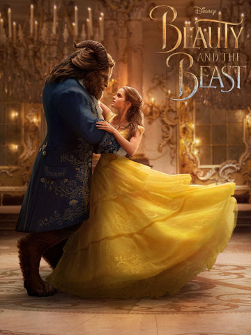 Beauty and the Beast 2017 Disney Movie, Emma Watson Poster Beauty and the Beast Print Emma Watson Poster Movie Art Size 13x20 24x36 32x48 #3