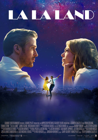 La La Land 2016 Musical Movie Emma Stone Ryan Gosling Poster, La La Land Print, Emma Stone Poster, Movie Art, Size 13x20" 24x36" 32x48" #6