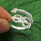 Sterling Silver Guitar Ring