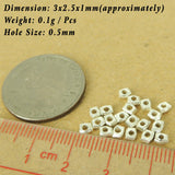 20 PCS 925 Sterling Silver Nugget Beads Handmade from Thailand WSP492x20 Wholesale: See Discount Coupons in Item Details
